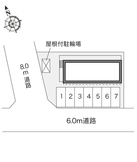 ★手数料０円★豊川市八幡町　月極駐車場（LP）